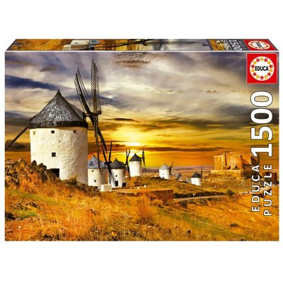 EDUCA Moulins a vent, consuegra - puzzle de 1500 pieces EDU8412668196186