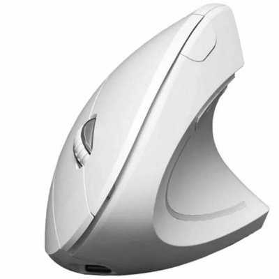 SUBBLIM Mouse Glide Vertical Ergo Dual Mouse Batterie Blanc