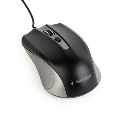 GEMBIRD Mouse USB Optical GREY/BLACK/MUS-4B-01-GB 