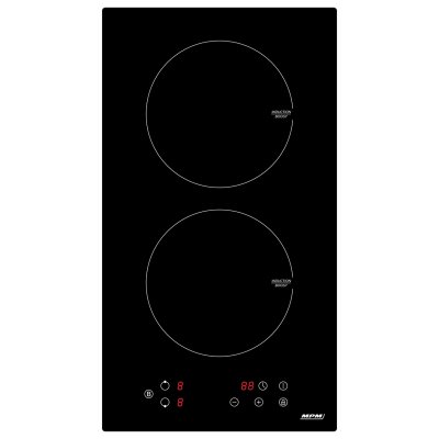 MPM  30-im-06 Noir Int&eacute;gr&eacute; 52 Cm Plaque Avec Zone &Agrave; Induction 2 Zone(s) 