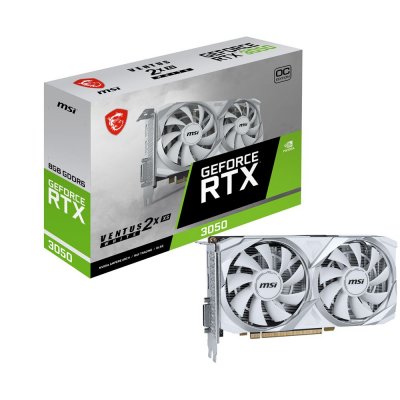 MSI  GeForce RTX 3050 VENTUS 2X XS WHITE 8G OC 