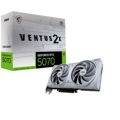 MSI  GeForce RTX 5070 12G VENTUS 2X OC - White 