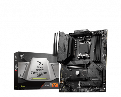MSI  MAG B650 Tomahawk WIFI AMD B650 Emplacement AM5 ATX - Neuf