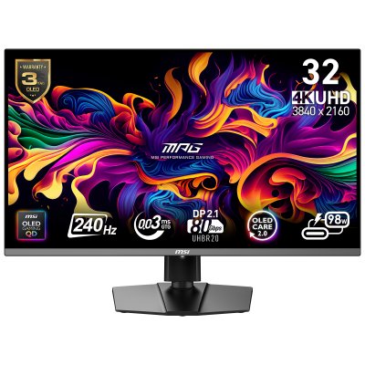 MSI  MPG 322URX QD-OLED 31.5"" QD-OLED 4K Ultra HD 0,03 ms Noir