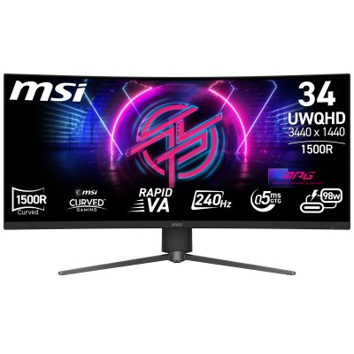 MSI  MPG 346CQRF X24 34"" UltraWide Quad HD 0,5 ms Noir