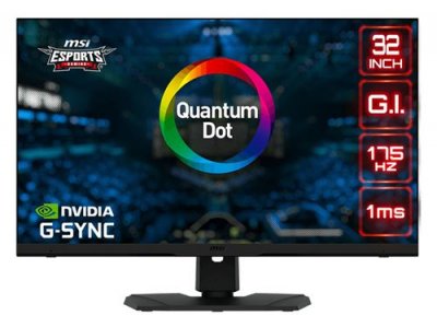 MSI  optix mpg321qrf-qd 32"" lcd quad hd 1 ms noir