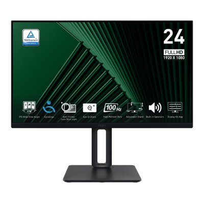 MSI  PRO MP245PG 23,8"" LED IPS FullHD 100 Hz Haut-parleurs Hauteur r&eacute;glable Adaptive Sync