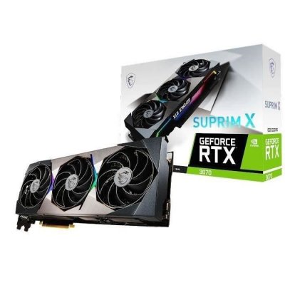 MSI  Rtx 3070 Suprim Lhr 8gb Gddr6 Graphic Card Noir