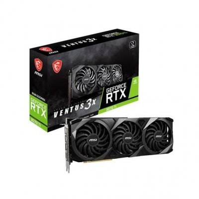 MSI  Ventus 3X - Carte Graphique RTX 3070 Ti - 8Go OC LHR 