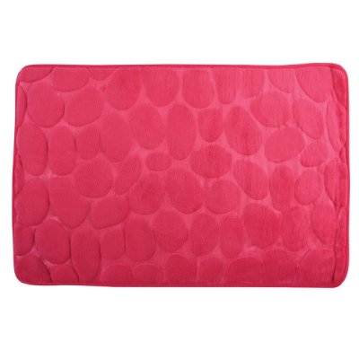 MSV  - Tapis de bain Microfibre pebble 40x60cm Fuschia - Rose