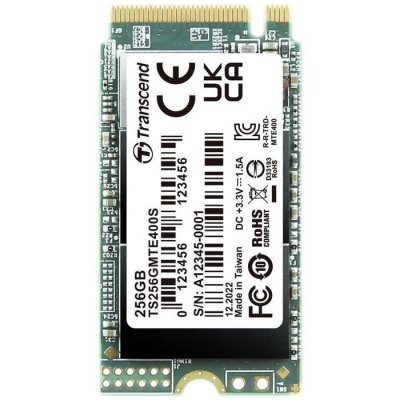 TRANSCEND MTE400S - SSD - 256 Go - interne - M.2 2242 - PCIe 3.0 x4 (NVMe)