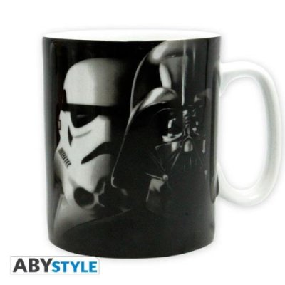 ABST Mug 460 ml Star Wars Vador Troopers Abystyle Noir et Blanc