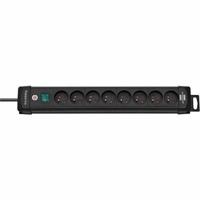 BRENNENSTUHL Multiprise Noire Premium-plus 8 Prises Avec Interrupteur