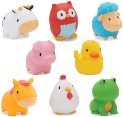 MUNCHKIN  7 pi&egrave;ces Ensemble Animaux Bleu