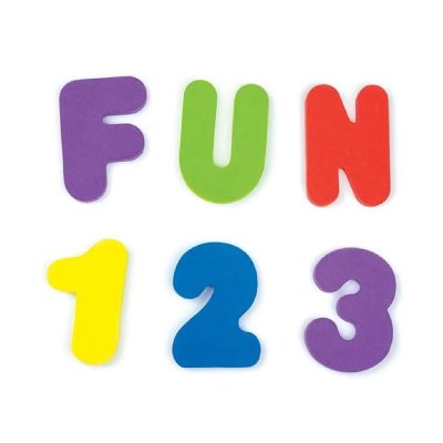 MUNCHKIN  Jouet de bain lettres et chiffres 36 pcs Multicolore