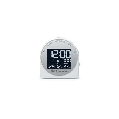 MUSE  M-09 Cw White / Reloj Despertador Digital