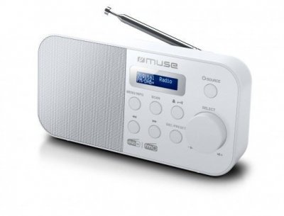 MUSE  M-109 DBW Radio Dab+/FM Portable avec Haut-Parleur int&eacute;gr&eacute; et &eacute;cran