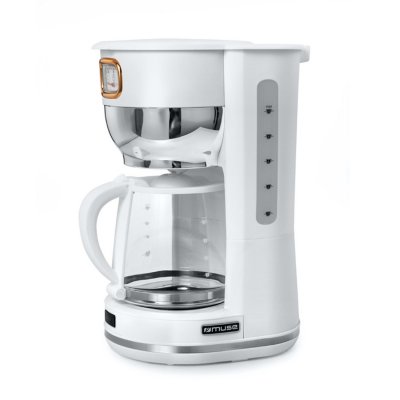MUSE  Ms-220 W Drip Coffee Maker 10 Cups Argent&eacute;