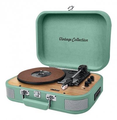 MUSE  MT-201WG BT USB Vert Tourne-Disque st&eacute;r&eacute;o/USB/Bluetooth
