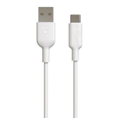 MUVIT  For Change Cable Usb A/Usb C 3M Blanc - Neuf