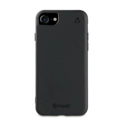 MUVIT  for change coque recycletek noire: apple iphone se/8/7/6s/6