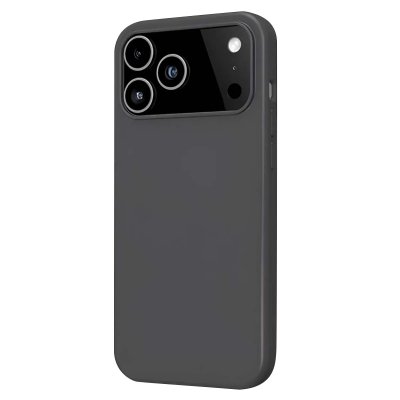 MW  Coque en Silicone pour iPhone 17 Pro Max Compatible MagSafe Noir
