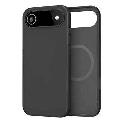 MW  Coque pour iPhone Air MagSafe en Silicone Antichocs Ol&eacute;ophobe Noir