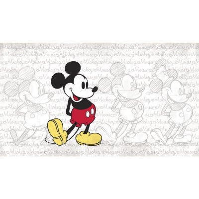  MY AGENCIES Papier peint Panoramique Encoll&eacute; Mickey Classic Disney 320X182 CM