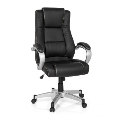 MYBUERO  RELAX CL180 - Fauteuil Gamer Noir Buerostuhl24 simili cuir