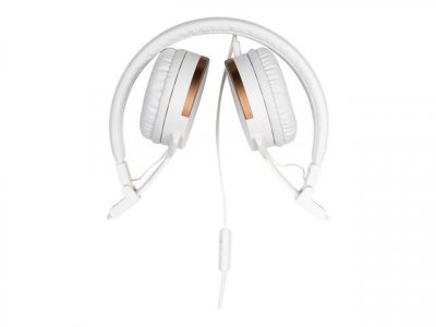 MELICONI MySound Speak Metal - Ecouteurs avec micro - sur-oreille - filaire - blanc