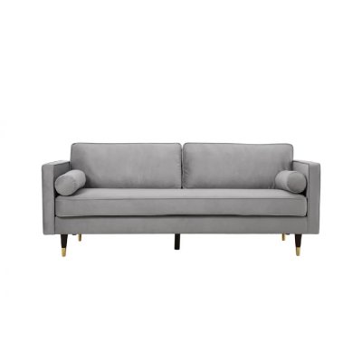CONCEPT USINE Nalha gris clair 3p velours  