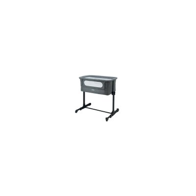 NANIA  lit co gris r&eacute;glable 5 hauteurs possibles - matelas 4 cm 