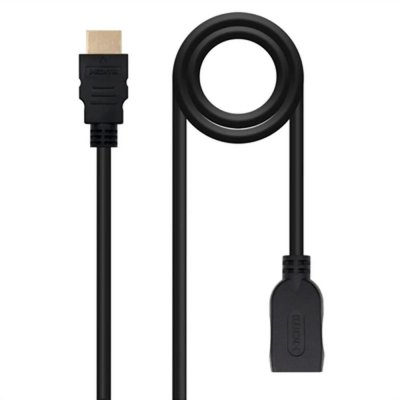 NANOCABLE  10.15.1011 V2.0 M/m 1 M Hdmi Extension Cable Noir