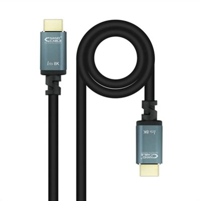NANOCABLE  10.15.80001-l150 Iris 8k M/m 1.5 M Hdmi 2.1 Cable Noir