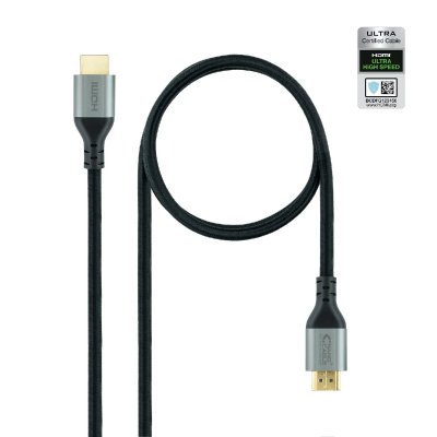 NANOCABLE  cable hdmi 2.1 certificado ultra hs 2m 10.15.8102