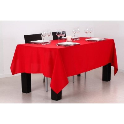 JJA Nappe anti-t&acirc;che rouge 140X240 Atmosphera cr&eacute;ateur d'int&eacute;rieur - Rouge
