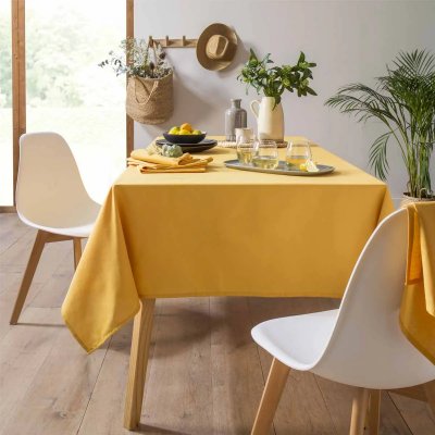 A DEMAIN Nappe antitaches COUCKE, rectangulaire 160 x 240 cm Curry