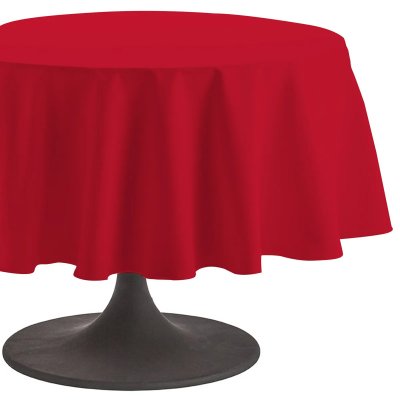 A DEMAIN Nappe antitaches COUCKE, ronde 180 cm Cerise