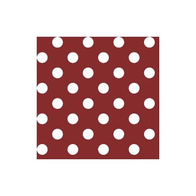 D C TABLE Nappe Ronde Manhattan Venita Rouge 150cm - D-c-table