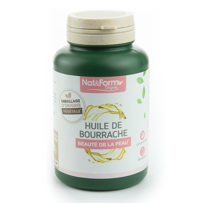NAT & FORM  Original - Huile de Bourrache 200 capsules