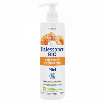 Natessance Bio Lait Corps Honey 400ml