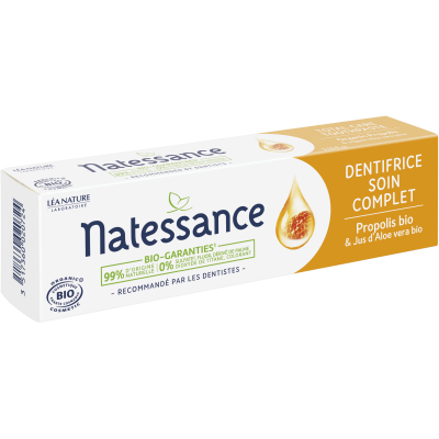 NATESSANCE  Dentifrice Soin Complet Propolis Bio 75 ml