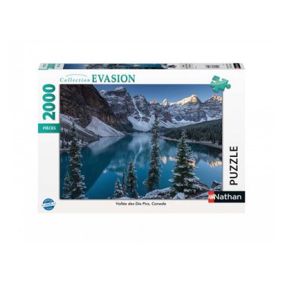 RAVENSBURGER Nathan - Puzzle 2000 pieces - Vallee des Dix Pics, Canada
