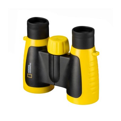 BRESSER National Geographic jumelles 3-30 mm WK-7 junior 10,5 cm jaune/noir