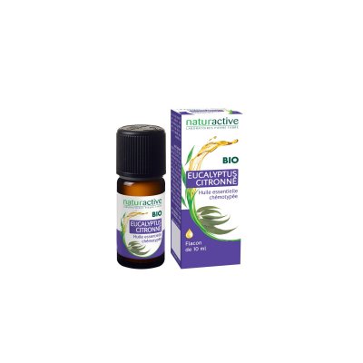 NATURACTIVE Huile essentielle bio eucalyptus citronn&eacute;flacon 10ml