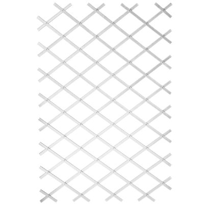 NATURE  - Treillis extensible plastique blanc - 50x150cm