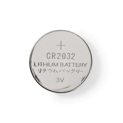 NEDIS  BALCR20325BL Pile-Bouton au Lithium CR2032 3 V 5 pi&egrave;ces Blister