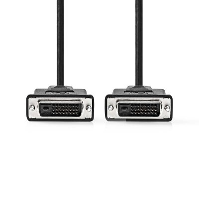 NEDIS  C&acirc;ble DVI DVI-D m&acirc;le 24 + 1 Broches - DVI-D m&acirc;le de