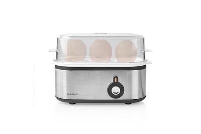 NEDIS  Cuiseur &agrave; Oeufs 3 Pi&egrave;ces 210 Watts Aluminium/Noir