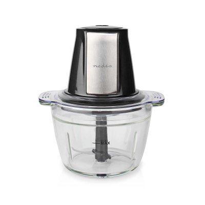 NEDIS  Hacheur d'Aliments 500W 1L Verre 1 Vitesse 500W 21,4 Gris
